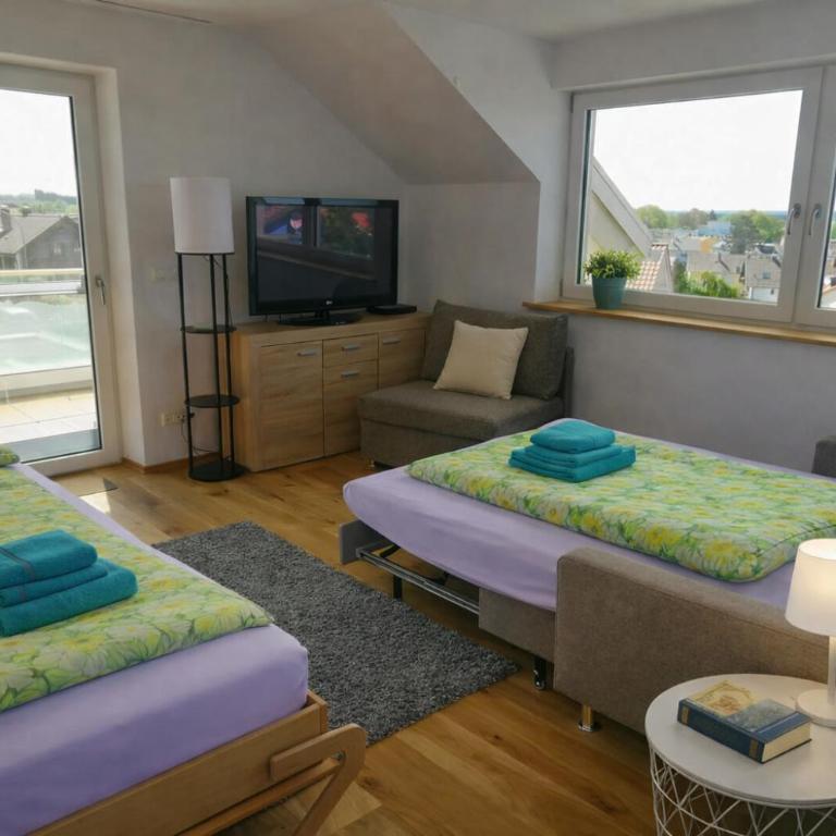 Panorama Apartment im Allgäu mit Balkon, Garten und Stellplatz - Appartamento con 2 Camere da Letto - 21