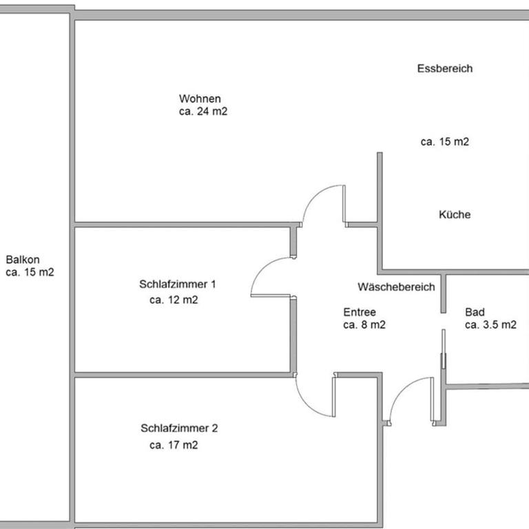 BASEKAMP Horizon I Luzern I Familie I Pilatus - Apartment mit 2 Schlafzimmern - 92