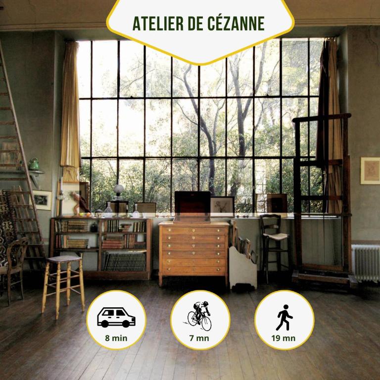 Airkeys Studio 26 - Idéal Couple en Escapade Aix - Cocon lumineux & Déco Soignée en RDC - Parking Privé GRATUIT - 15min à pied Centre Aix & Rotonde - Sciences Po à 2 pas - WIFI HD - CLIM - Studio Deluxe - 17