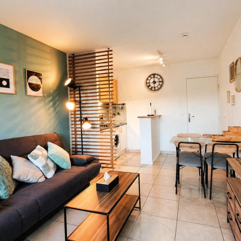 Appartement climatisé avec piscine, proche centre et plages d'Antibes - Studio avec Vue sur Jardin - 4
