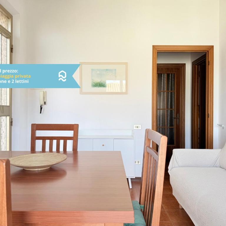 M097 - Marcelli, trilocale sul mare con spiaggia privata - Appartamento con 2 Camere da Letto - 7