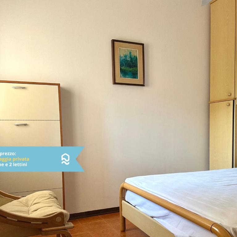 M097 - Marcelli, trilocale sul mare con spiaggia privata - Appartamento con 2 Camere da Letto - 12