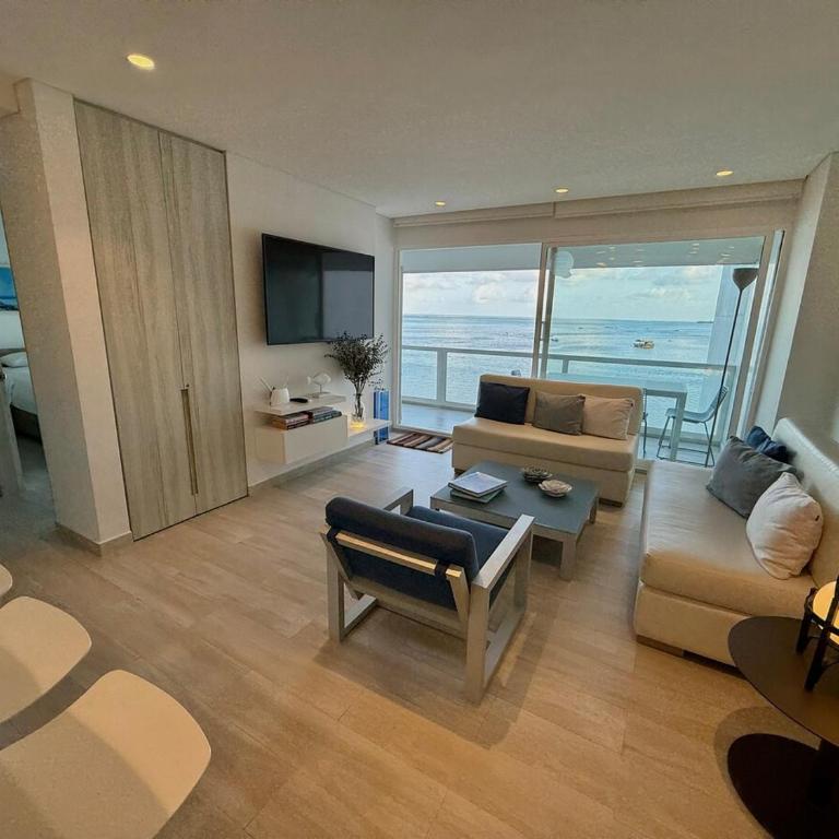 Lujoso apto con balcón, vista al mar y playa privada - Apartamento Deluxe de 2 dormitorios con vistas al mar - 22
