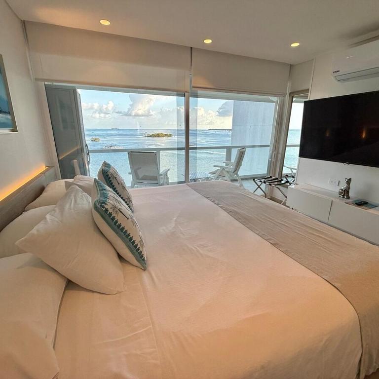 Lujoso apto con balcón, vista al mar y playa privada - Apartamento Deluxe de 2 dormitorios con vistas al mar - 14