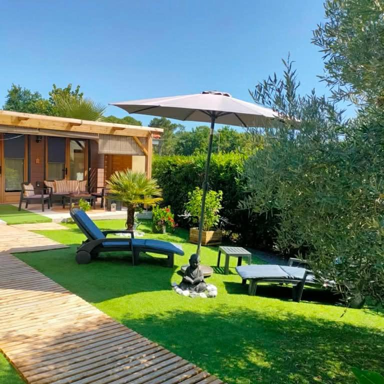 Chalet vacances avec jardin près d'Arcachon 2 personnes - Chalet - 1