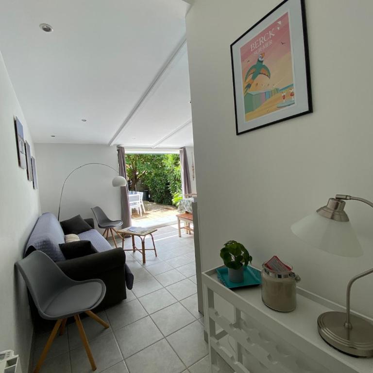 Maison avec grande terrasse arborée, au coeur de Berck-Plage, à 500m de la plage - Maison 3 Chambres - 56