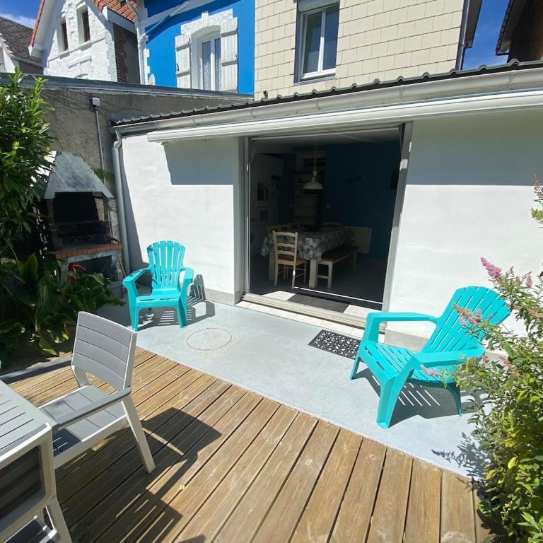 Maison avec grande terrasse arborée, au coeur de Berck-Plage, à 500m de la plage - Maison 3 Chambres - 60