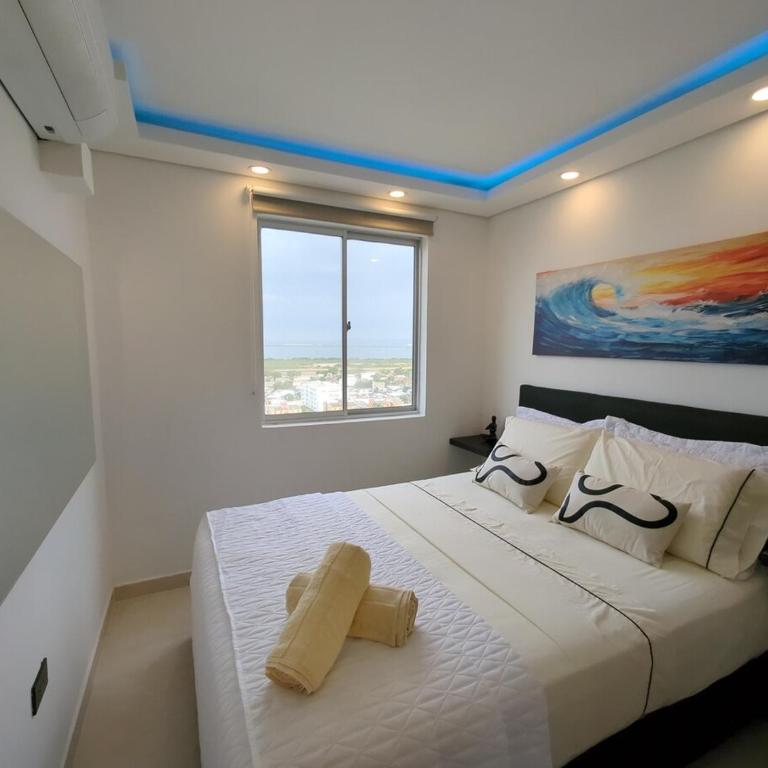 18th-Floor Apartment with a View, 3 Bedrooms, Near the Airport - Apartment - 20