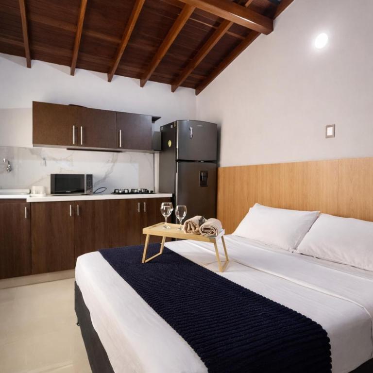 Apartaestudio en Laureles-plaza mayor-Av 33-laundry-wifi - Studio - 6