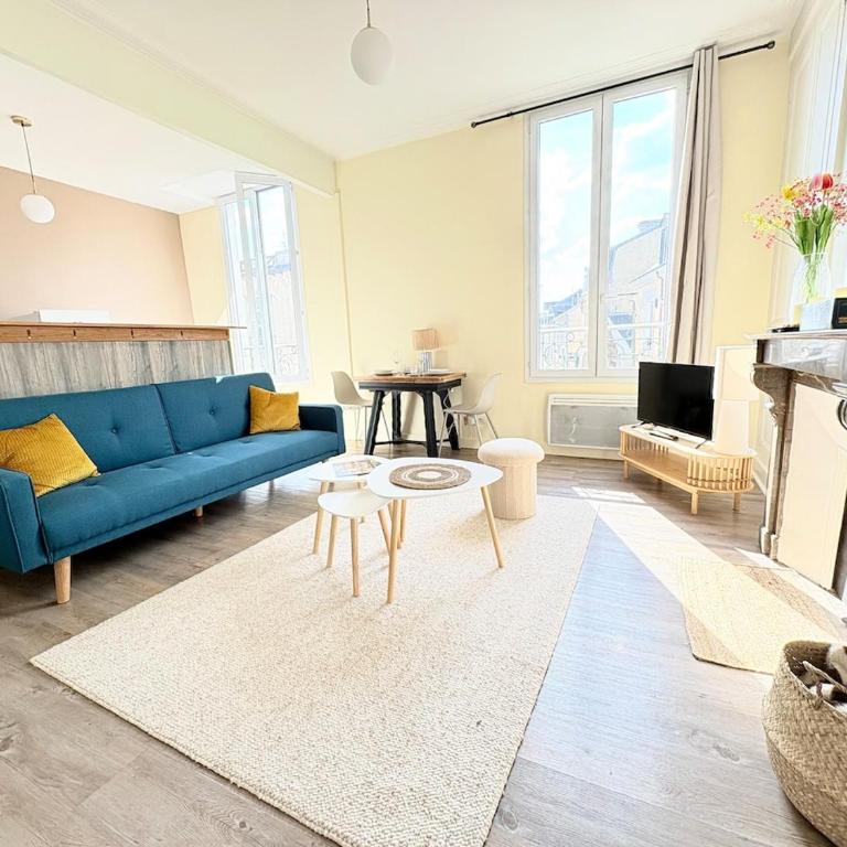 Grand et beau T2 Lumineux style Parisien - Proche gare et Centre - Quartier et résidence calme - Appartement 1 Chambre - 2