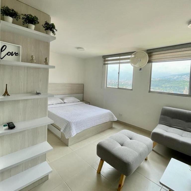 Premium white loft in Medellín - Apartamento de 1 dormitorio - 5