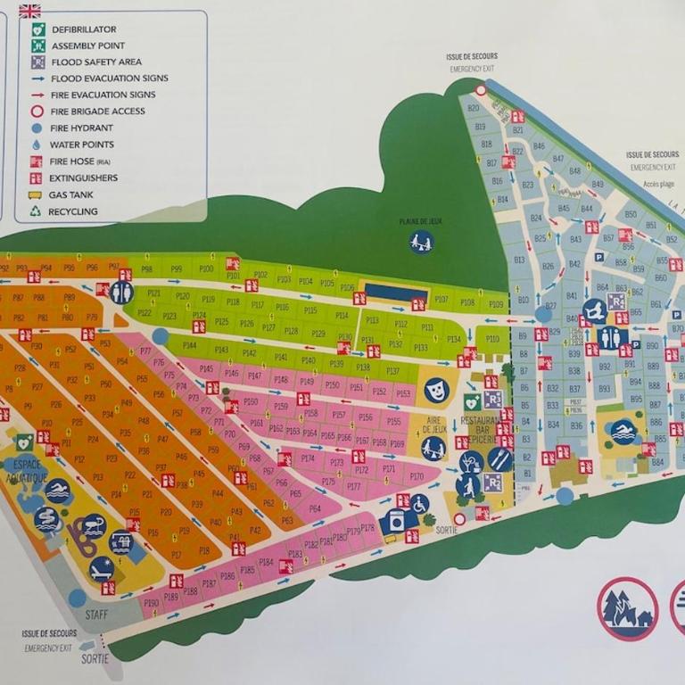 Camping 4 étoiles mobil-home confort 3 chambres - Apartment mit 3 Schlafzimmern - 52