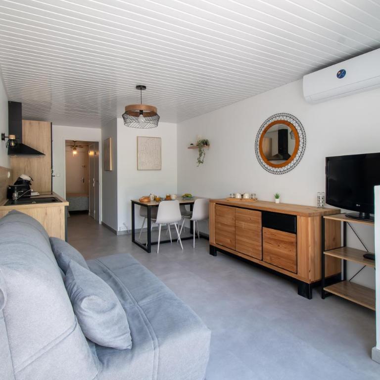 Le Westy, terrasse, climatisation, chambre - Apartamento de 1 dormitorio - 25