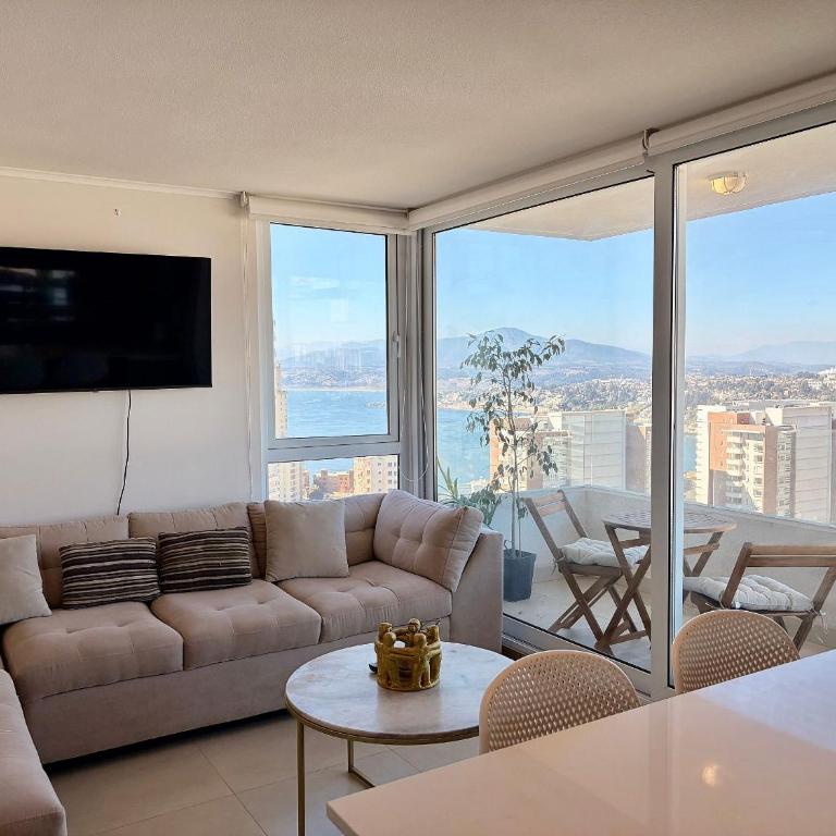 Hermoso y bien decorado en Costa de Montemar - Apartamento - 2