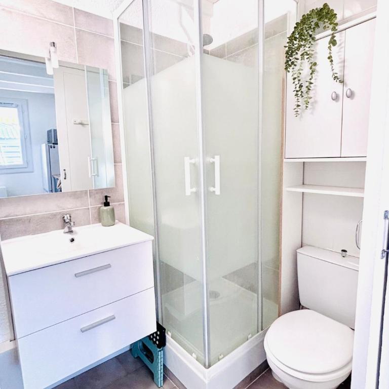 La Coquette, maison climatisée, piscine, plage à 300m à pied, wifi et équipements bébé offerts - Maison de Vacances - 7