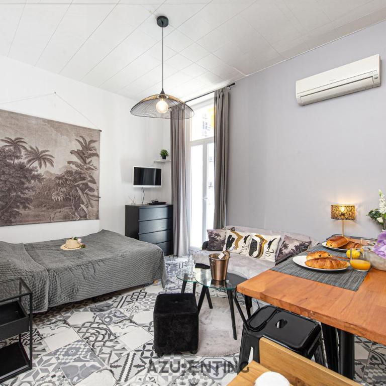 Azurenting - Studio Hoche - Clim - Balcon - Estudio con balcón - 7