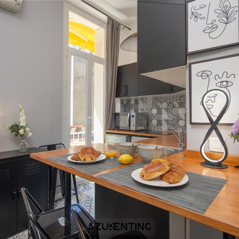 Azurenting - Studio Hoche - Clim - Balcon - Estudio con balcón - 11