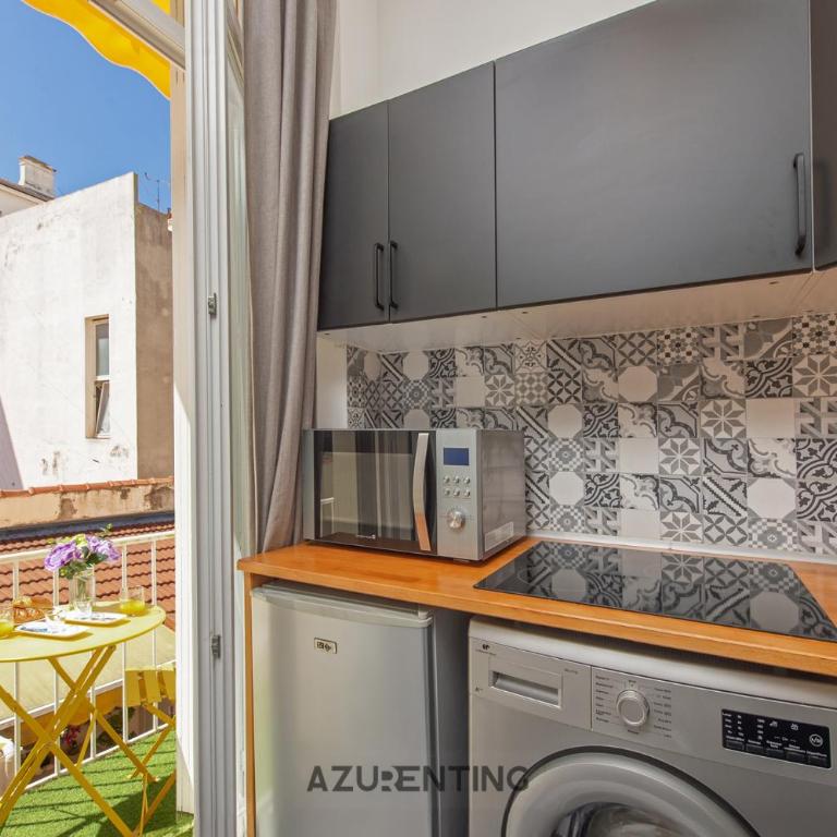Azurenting - Studio Hoche - Clim - Balcon - Estudio con balcón - 12