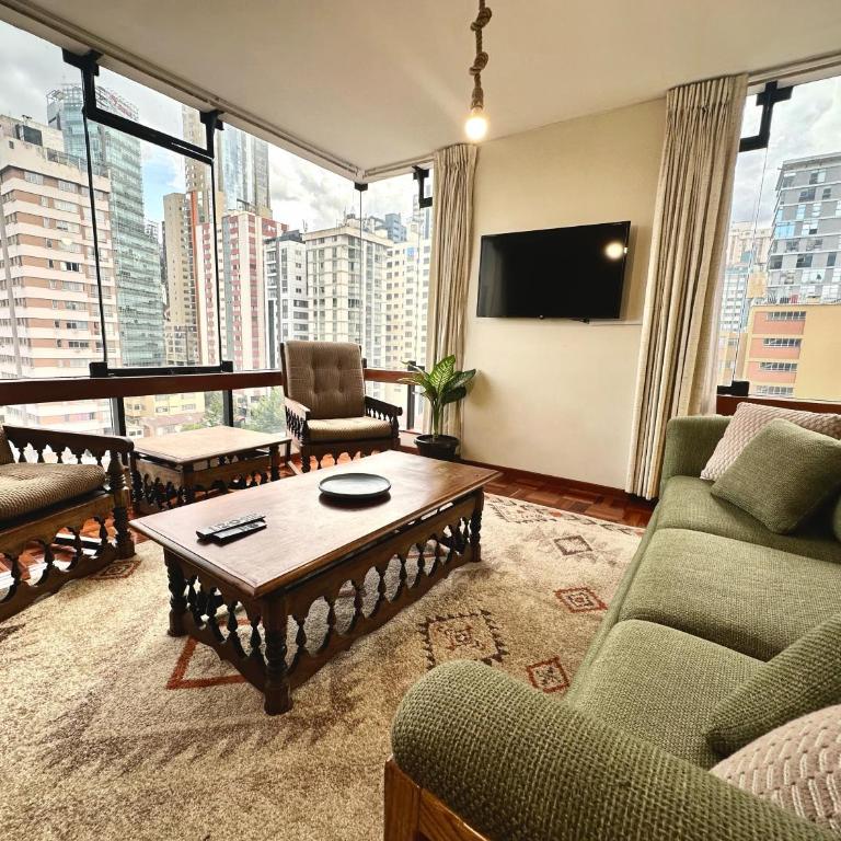 Departamento exclusivo con vista panorámica - Apartamento de 2 dormitorios con vistas a la ciudad - 20