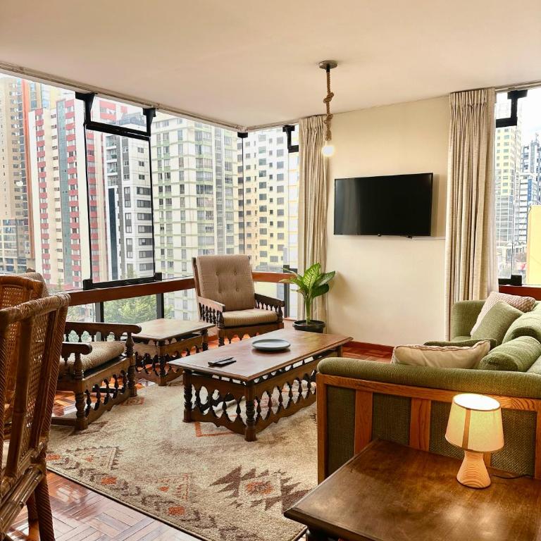 Departamento exclusivo con vista panorámica - Apartamento de 2 dormitorios con vistas a la ciudad - 1