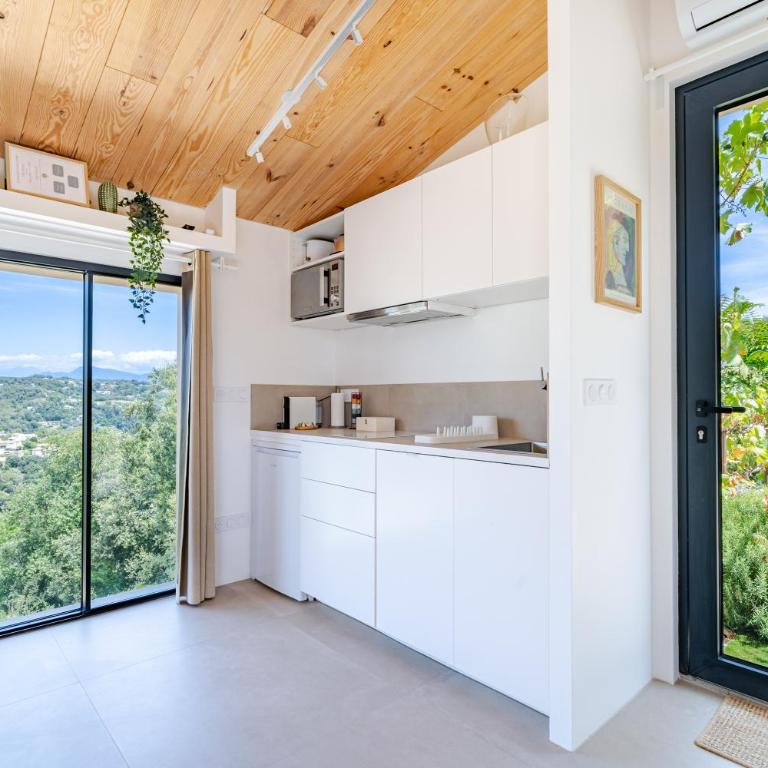 Tiny House - St-Paul-de-Vence - private jacuzzi - panoramic view - Casa con 1 dormitorio - 20
