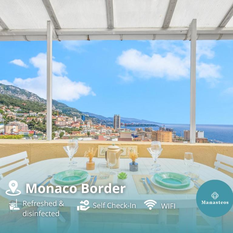 Vue mer et Principauté - Unique avec terrasse - GA - Appartement 1 Chambre - 1