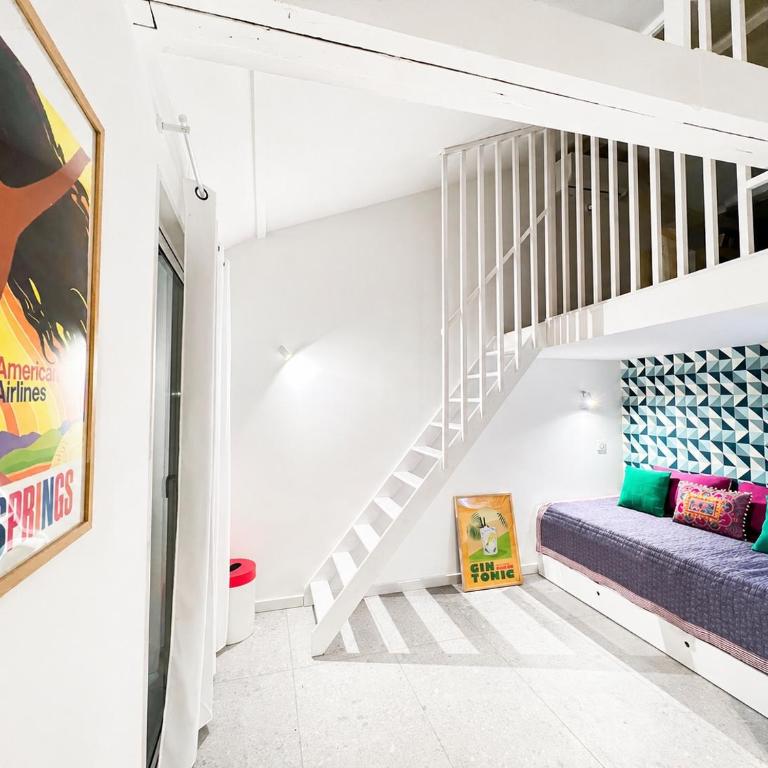Casa Favelas design Monaco plage - Familienzimmer mit Meerblick - 14