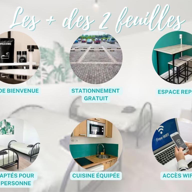 Dalikyda - Le 2 Feuilles - 2 Lits - wifi - cuisine - Apartment mit 1 Schlafzimmer - 2