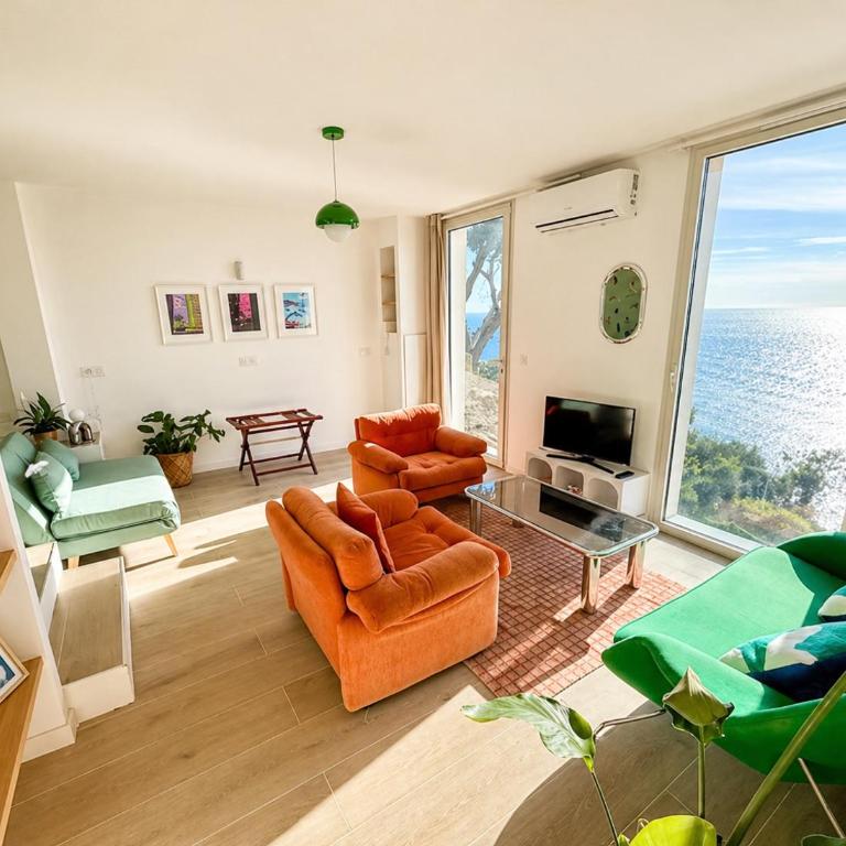 Casa Favelas design Monaco plage - Apartment mit 1 Schlafzimmer, Meerblick und Terrasse - 17