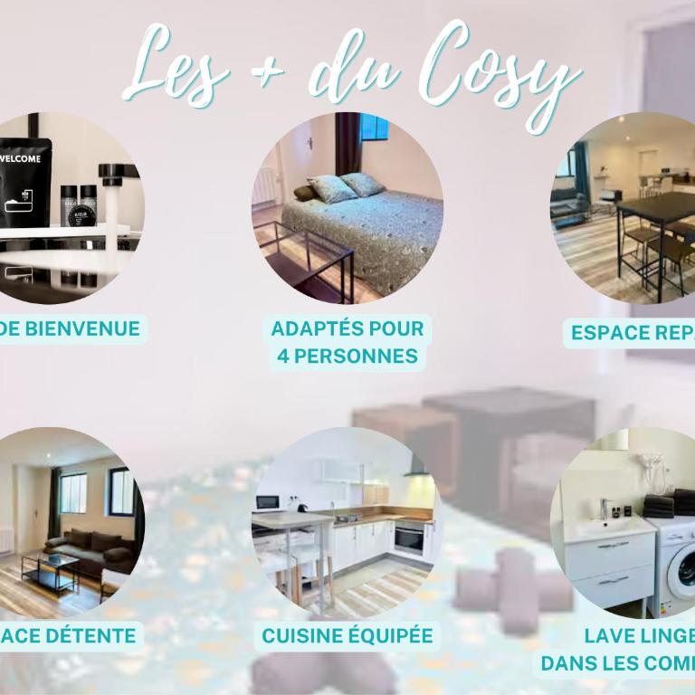 Dalikyda - Le Cosy - central - Proche de la gare Jacuzzi - One-Bedroom Apartment - 3