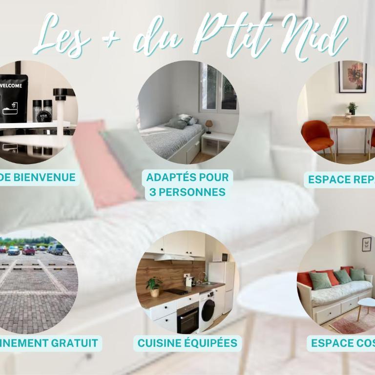Dalikyda Le Ptit Nid Stationnement Gratuit - Apartamento de 1 dormitorio - 2