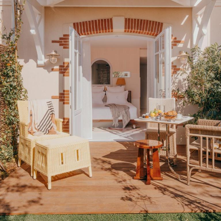 Hôtel Villa Colette - Chambre Double - Vue sur Jardin - 1