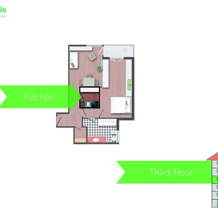Brera stylish apartments by Rentopolis - Appartamento con 1 Camera da Letto con Balcone e Vista Città - 24