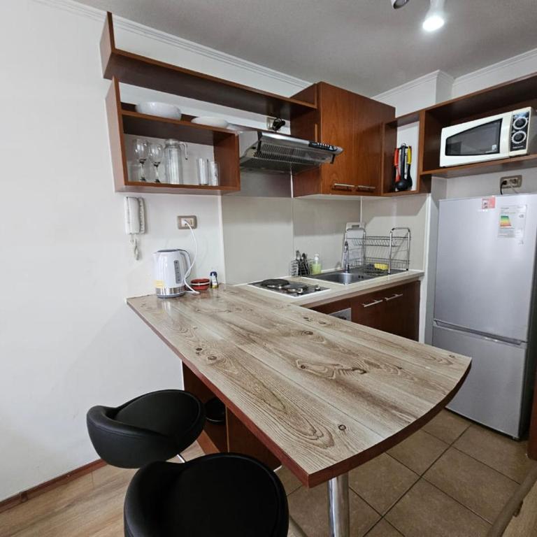 departamentos amoblados AVILA bulnes la moneda - One-Bedroom Apartment - 13