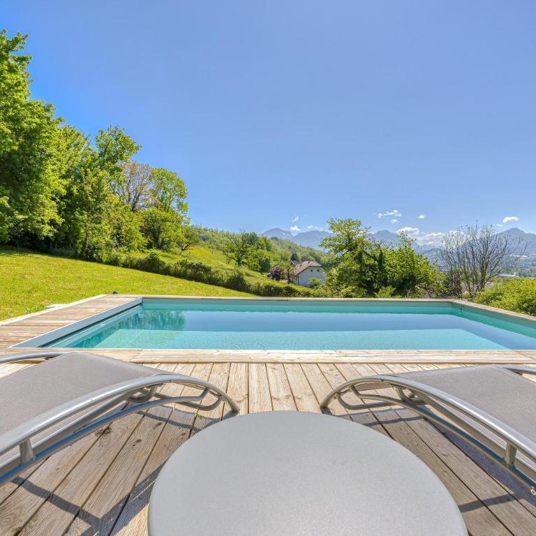 Les Balcons du Sillon Alpin - Maison avec piscine - Maison de Vacances - 26