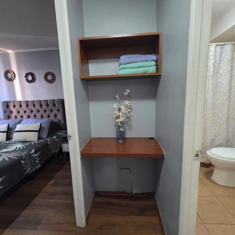 departamentos amoblados AVILA bulnes la moneda - Triple Room with Balcony - 5