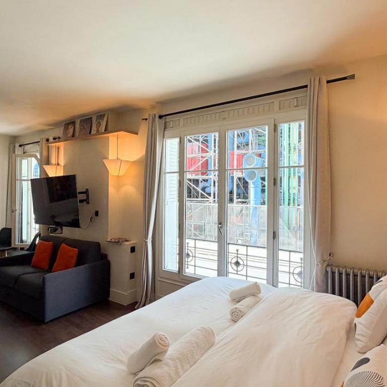 Marais, Rue Beaubourg - 6 places - Appartement 2 Pièces - 22