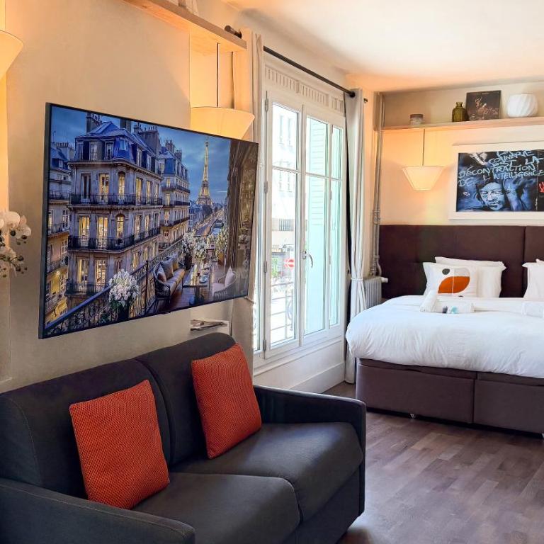 Marais, Rue Beaubourg - 6 places - Appartement 2 Pièces - 1