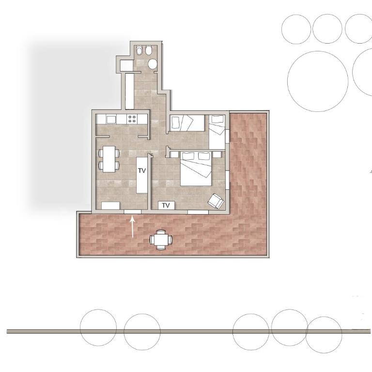 Residence Capobianco - Appartamento con 2 Camere da Letto al Piano Terra (4 Adulti) - 9