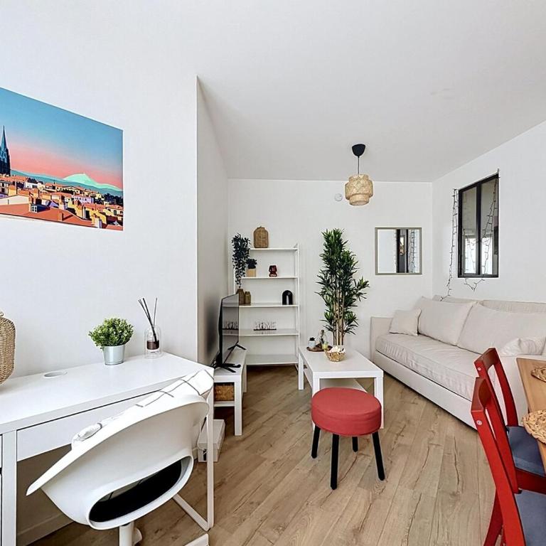 T1 Bis Moderne & Cosy au RDC - 4 pers - Centre - Appartement 1 Chambre - 9