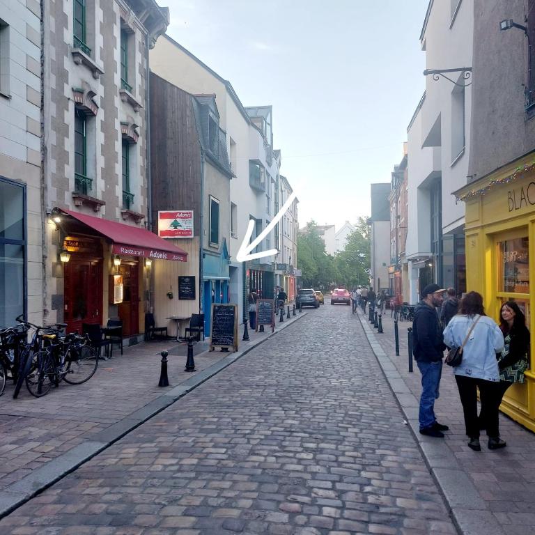 Charmant T2 avec terrasse au coeur du Vieux Rennes - Apartment mit 1 Schlafzimmer - 36