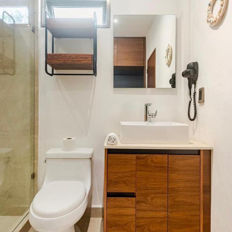 Akbal Studio con Piscina, Gym y Rooftop Garden Studio 101 A - One-Bedroom Apartment - 2