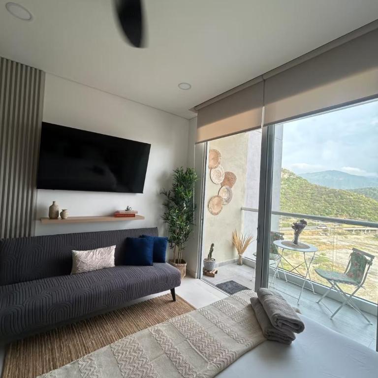 Moderno Apto de Lujo con balcon y vista al mar - One-Bedroom Apartment - 17
