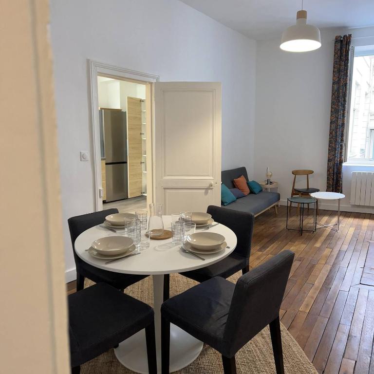 Appartement Haussmannien 3 chambres - Centre historique Rouen - Calme et élégant - Appartamento Premium con 3 Camere da Letto - 4