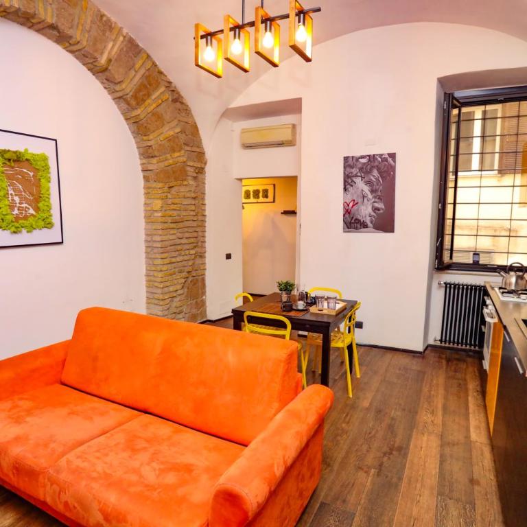 Loft con Archi Romani Cuore di Trastevere - Appartamento con 1 Camera da Letto - 1