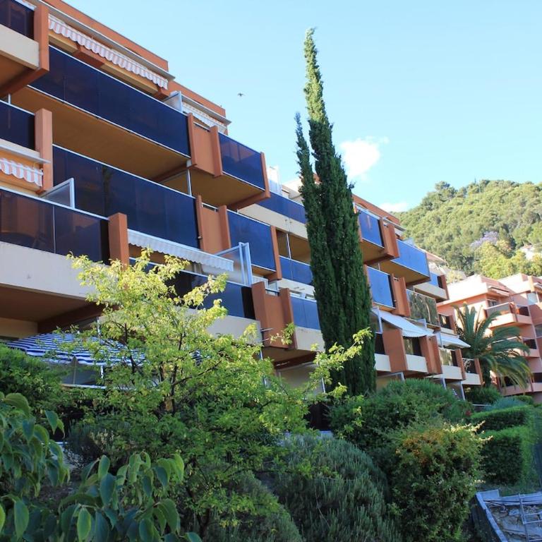 Vue mer Plage à pied Piscine 6 pers Proche Monaco et Italie - Appartement 2 Chambres - 13
