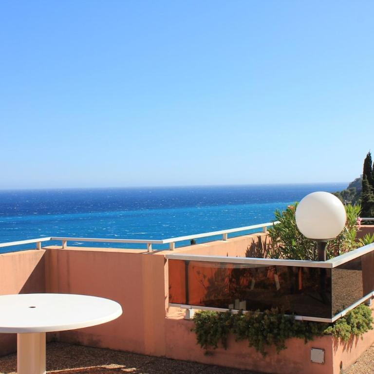 Vue mer Plage à pied Piscine 6 pers Proche Monaco et Italie - Appartement 2 Chambres - 20