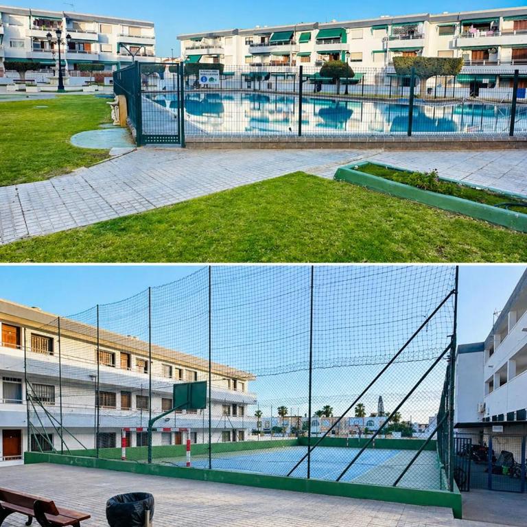 Apartamento con terraza, piscina y pista deportiva - Apartamento de 2 dormitorios - 3