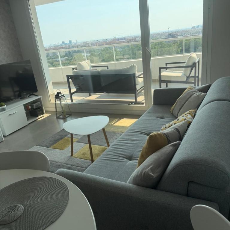 Gran Canet Nowy Apartament blisko morza i gór, Basen Jacuzzi Sauna - Apartment mit 2 Schlafzimmern und Balkon - 14