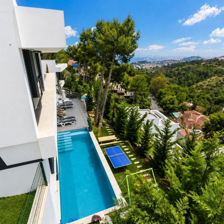 Villas Pinares - Sea,City,Mountain Views, Gym SaltPool BBQ - Beach 2km, City 5km - Villa with Sea View - 8